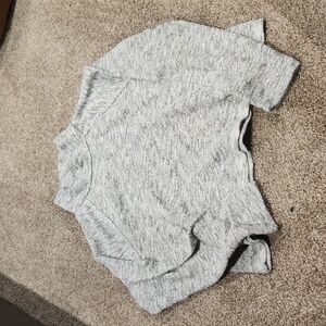 AF mock neck cropped sweater loose fit